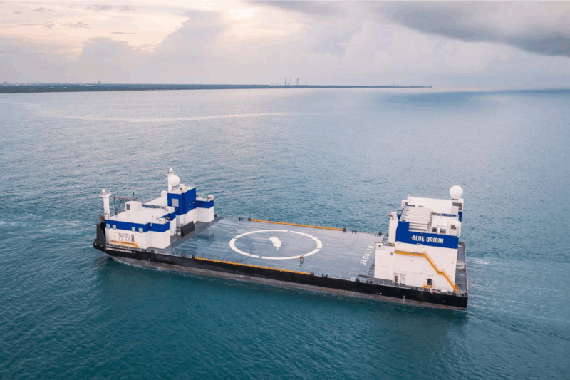 Jacklyn, la barge qui bouleverse les ambitions de Blue Origin avec une touche d'humanité
