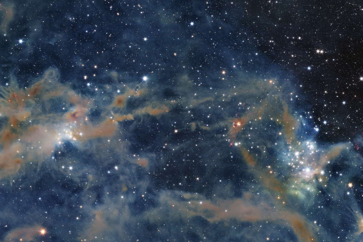 Malgré le nuage de poussière LDN 1641, Le téléscpore spatial Euclid continue sa mission avec détermination et plus de succès que le célèbre James Webb