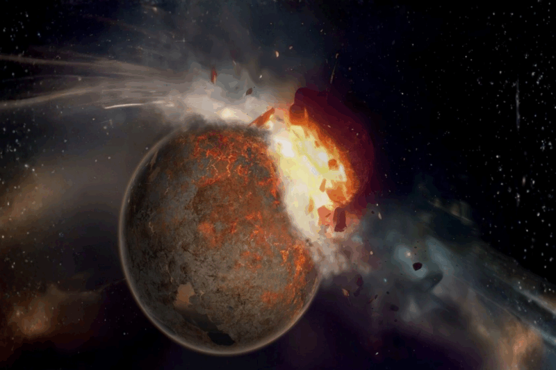 Un système solaire chaotique comment les collisions ont sculpté notre monde