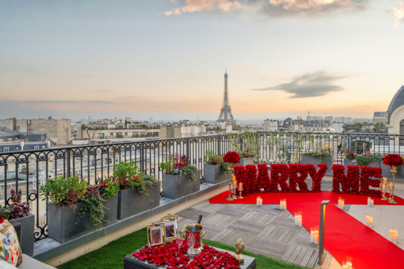 Ces lieux où l'amour s'exprime le mieux pour une demande en mariage inoubliable