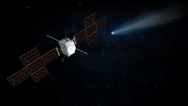 La mission JUICE de l'ESA dévoile une activité surprenante autour de la comète ATLAS