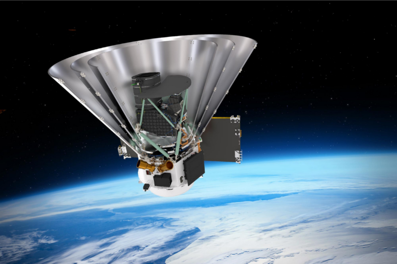 La mission SPHEREx de la NASA r&eacute;v&egrave;le une enveloppe lumineuse autour de la com&egrave;te ATLAS