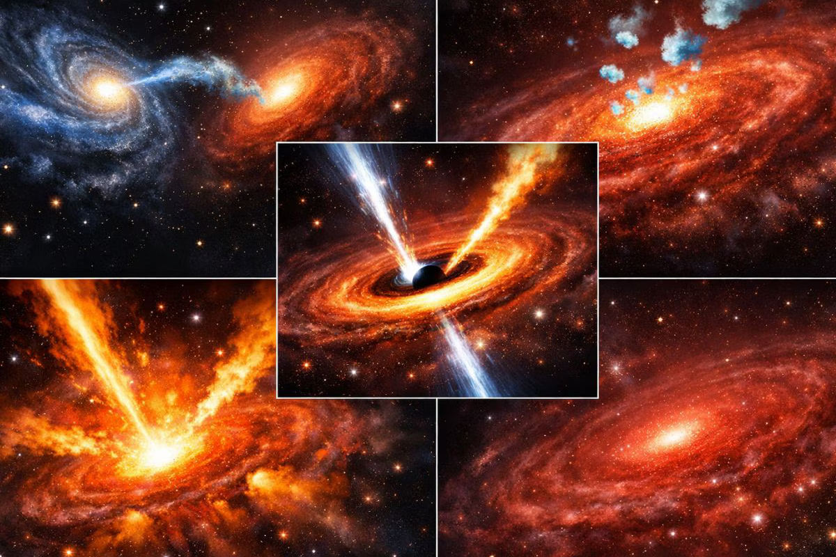 Les galaxies Red Geyser regorgent de gaz mais restent myst&eacute;rieusement st&eacute;riles en &eacute;toiles