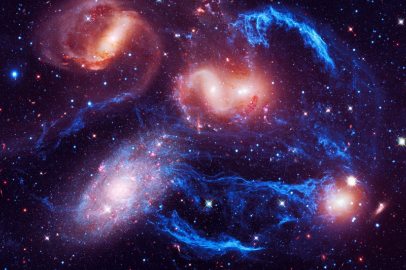 Un chantier cosmique fascinant se d&eacute;voile aux astronomes, r&eacute;v&eacute;lant des myst&egrave;res c&eacute;lestes