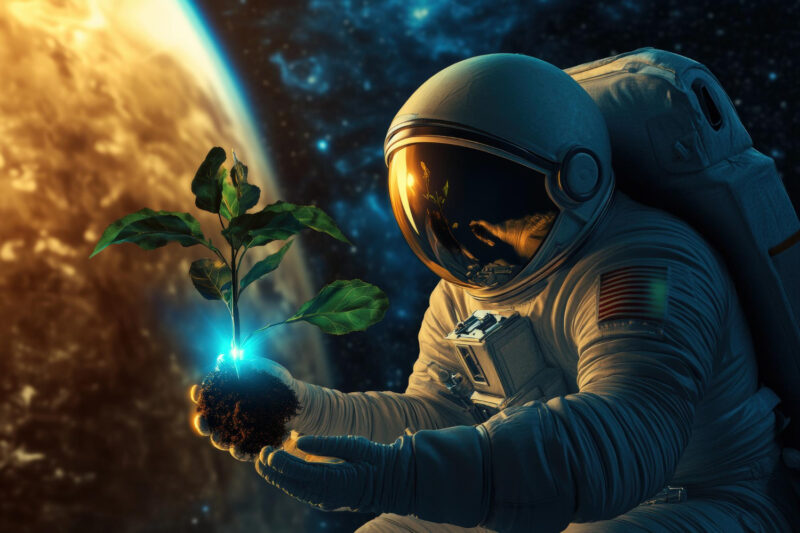 Cultiver des repas dans l'espace gr&acirc;ce aux d&eacute;chets humains, un d&eacute;fi pour l'avenir