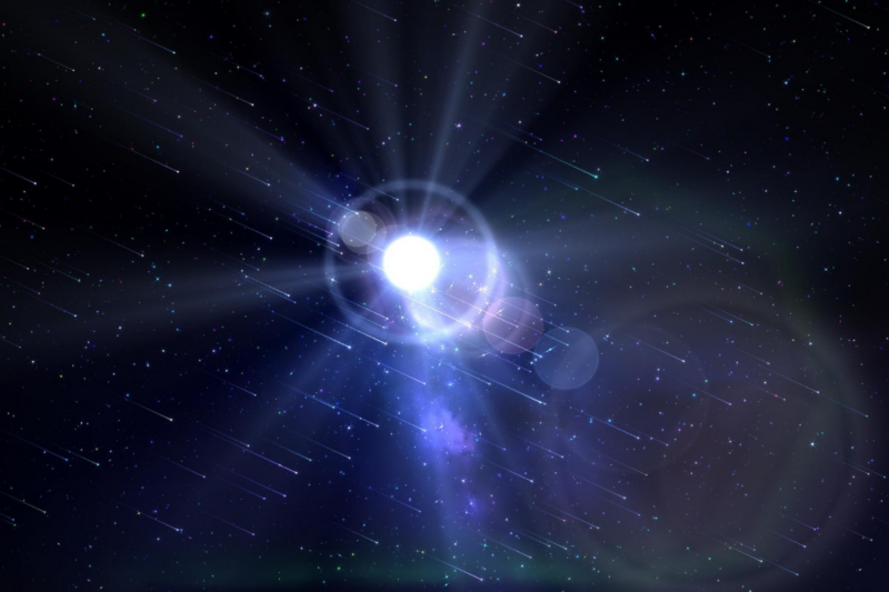 Un trou noir s'éteint et plonge sa galaxie dans l'obscurité totale