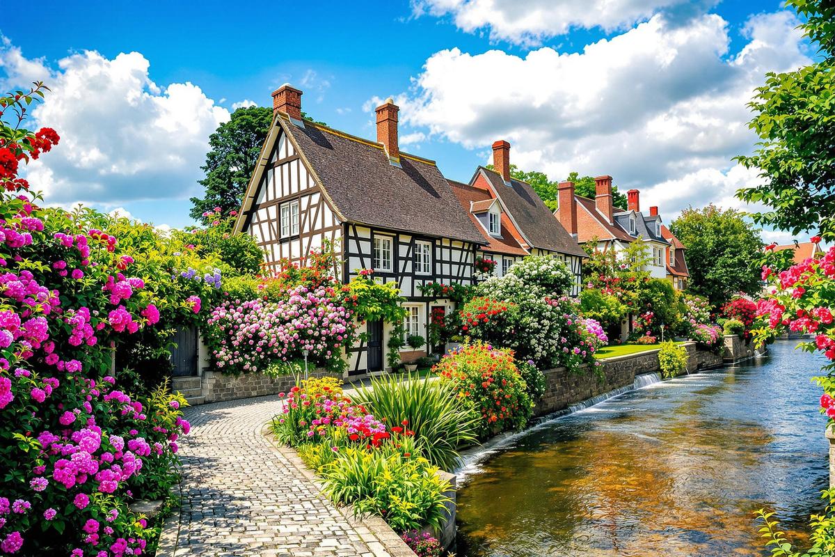 D&eacute;couvrez ce village normand cach&eacute; &agrave; 3h de Paris qui &eacute;merveille les visiteurs