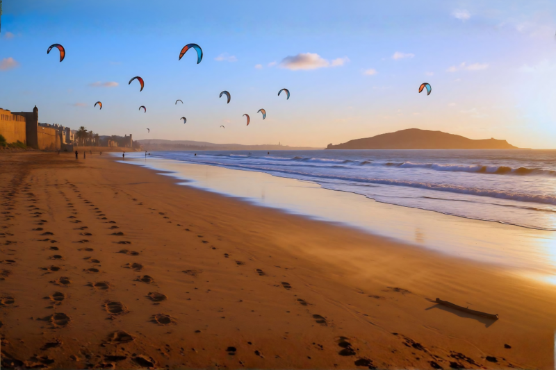 Une plage marocaine dévoile un tapis de céramiques digne d'un film à ciel ouvert